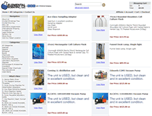 Tablet Screenshot of elementalscientific.net